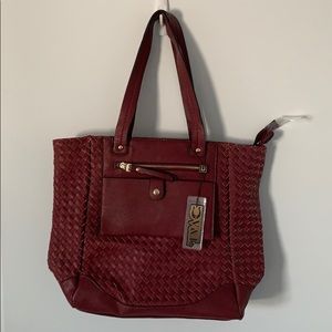 Large Burgundy Purse